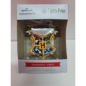 Hallmark Christmas Tree Ornament   Harry  Potter Hogwarts Crest New‎